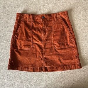 Old Navy Burnt Orange Mini Skirt
